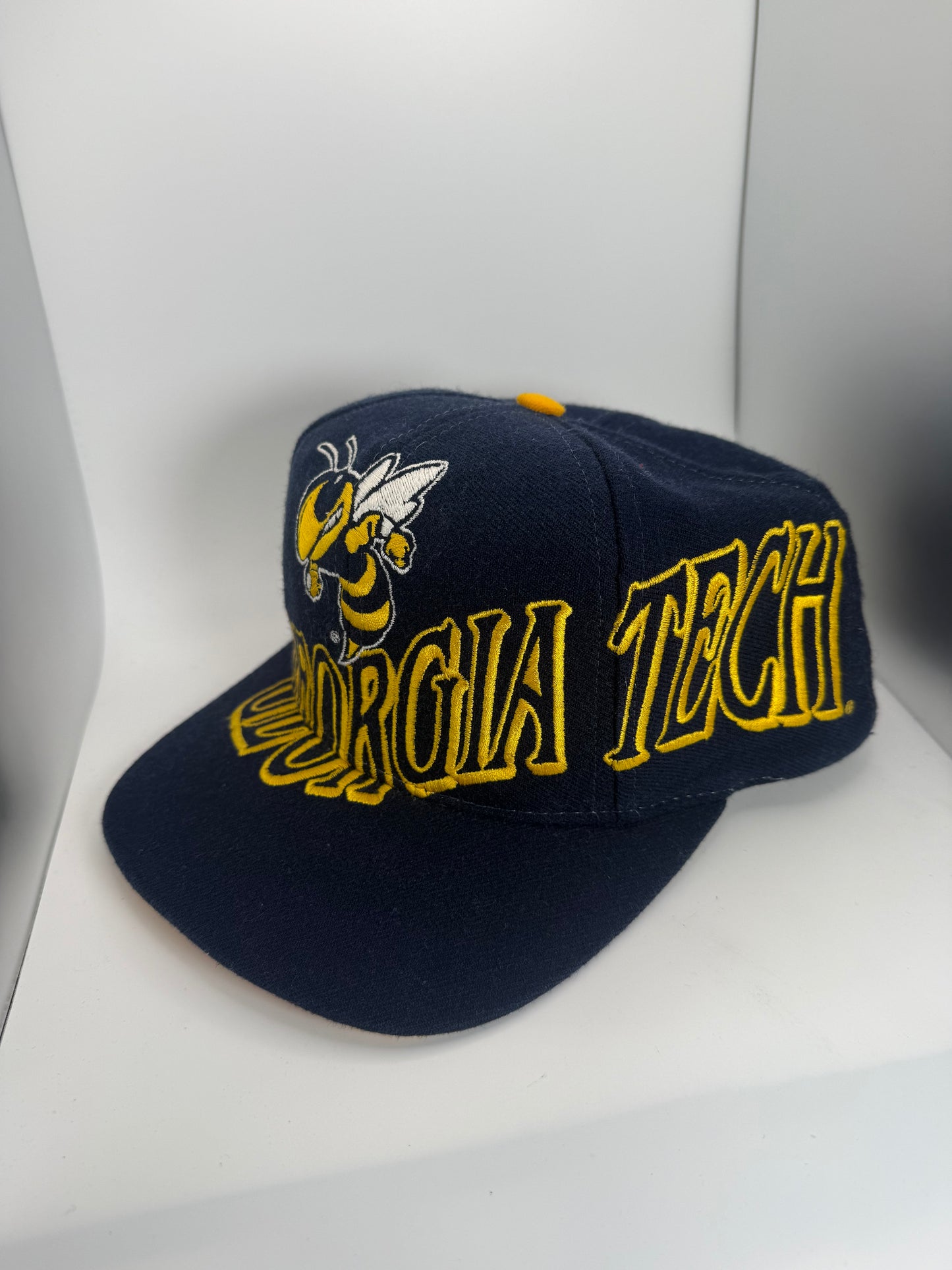 Vintage Georgia Tech Yellow Jackets Big Logo Text The game Snapback