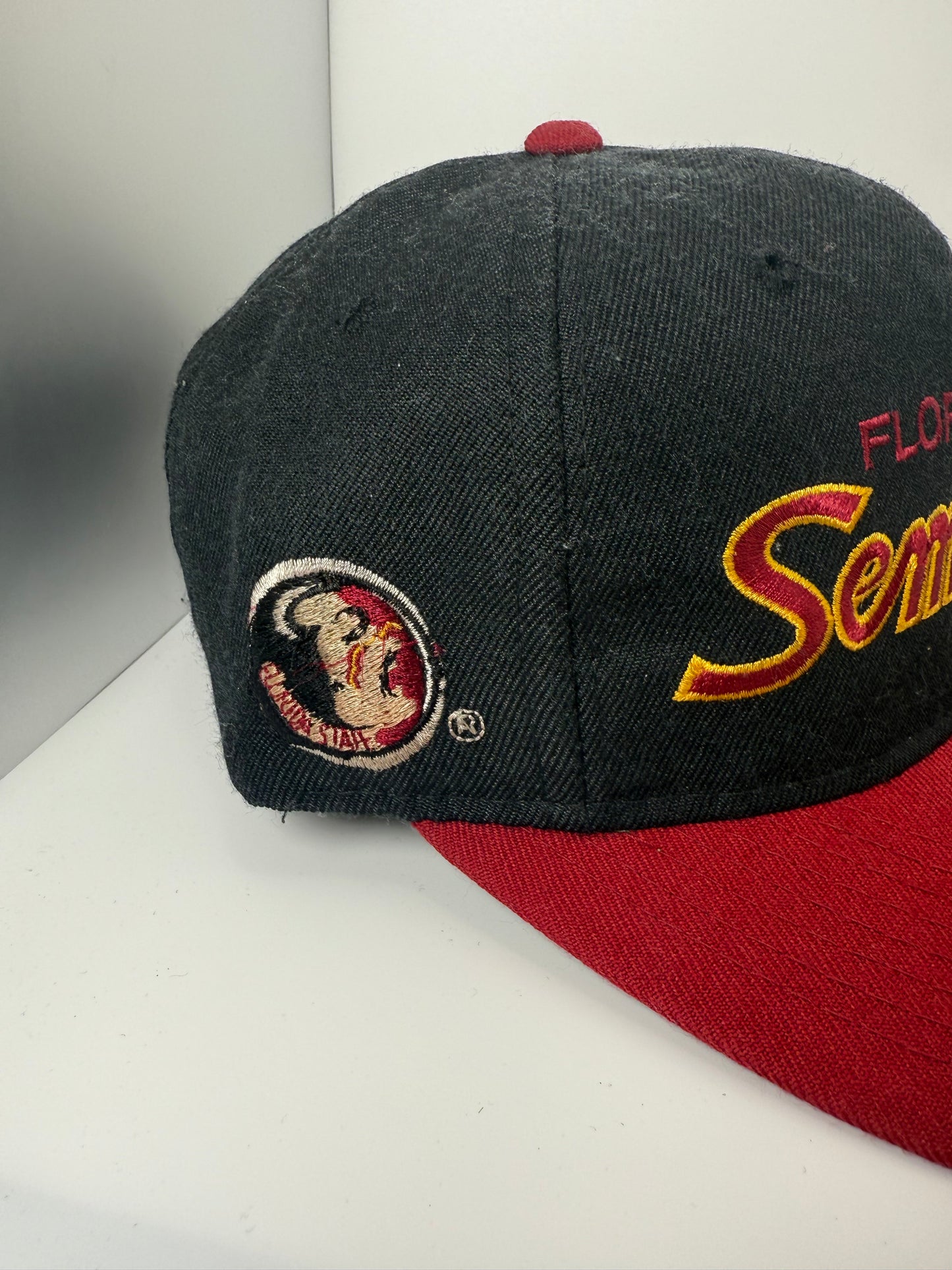 Vintage Florida State University Seminoles Sports Specialties Script Snapback