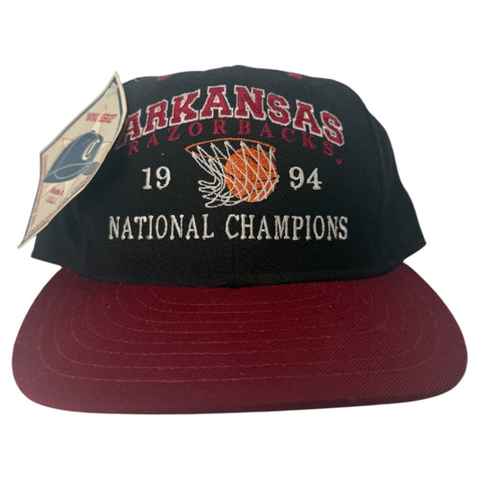 Vintage Arkansas Razorbacks 1994 Final Four Champions Snapback
