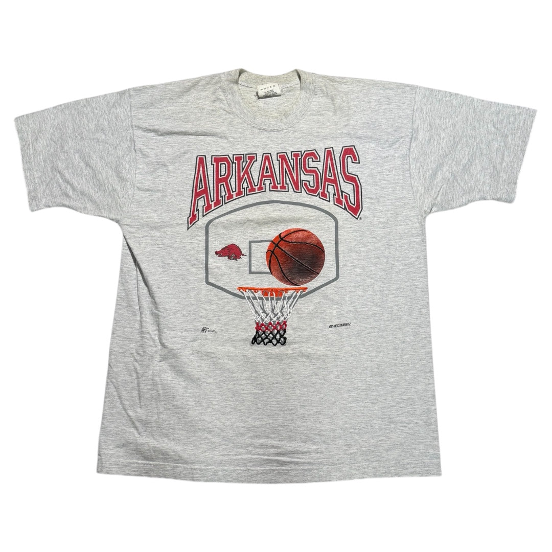 Vintage Arkansas Razorbacks Basketball Tee