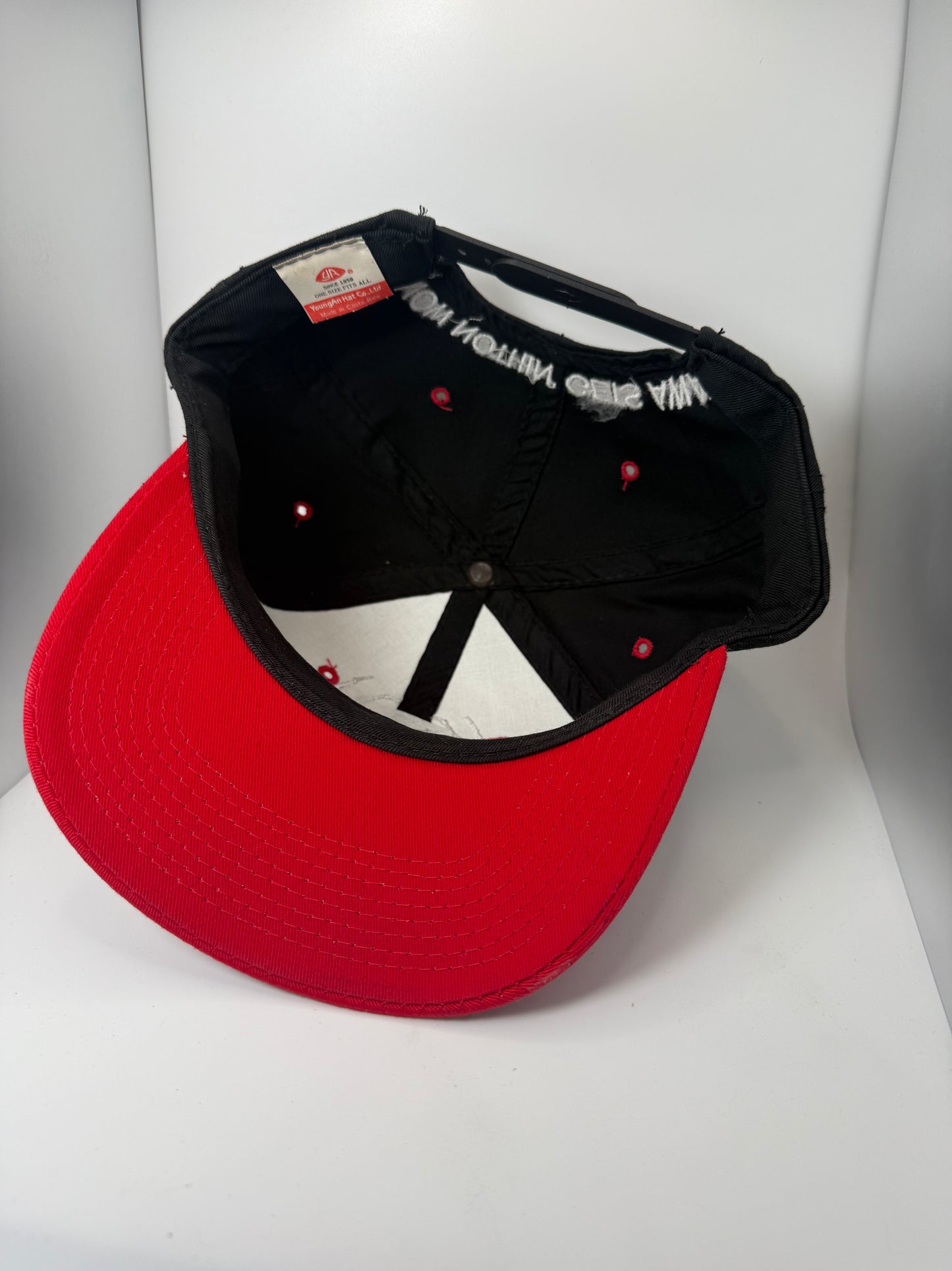 Vintage SpiderWire Micro Filament Line Jay Yelas Signed Snapback