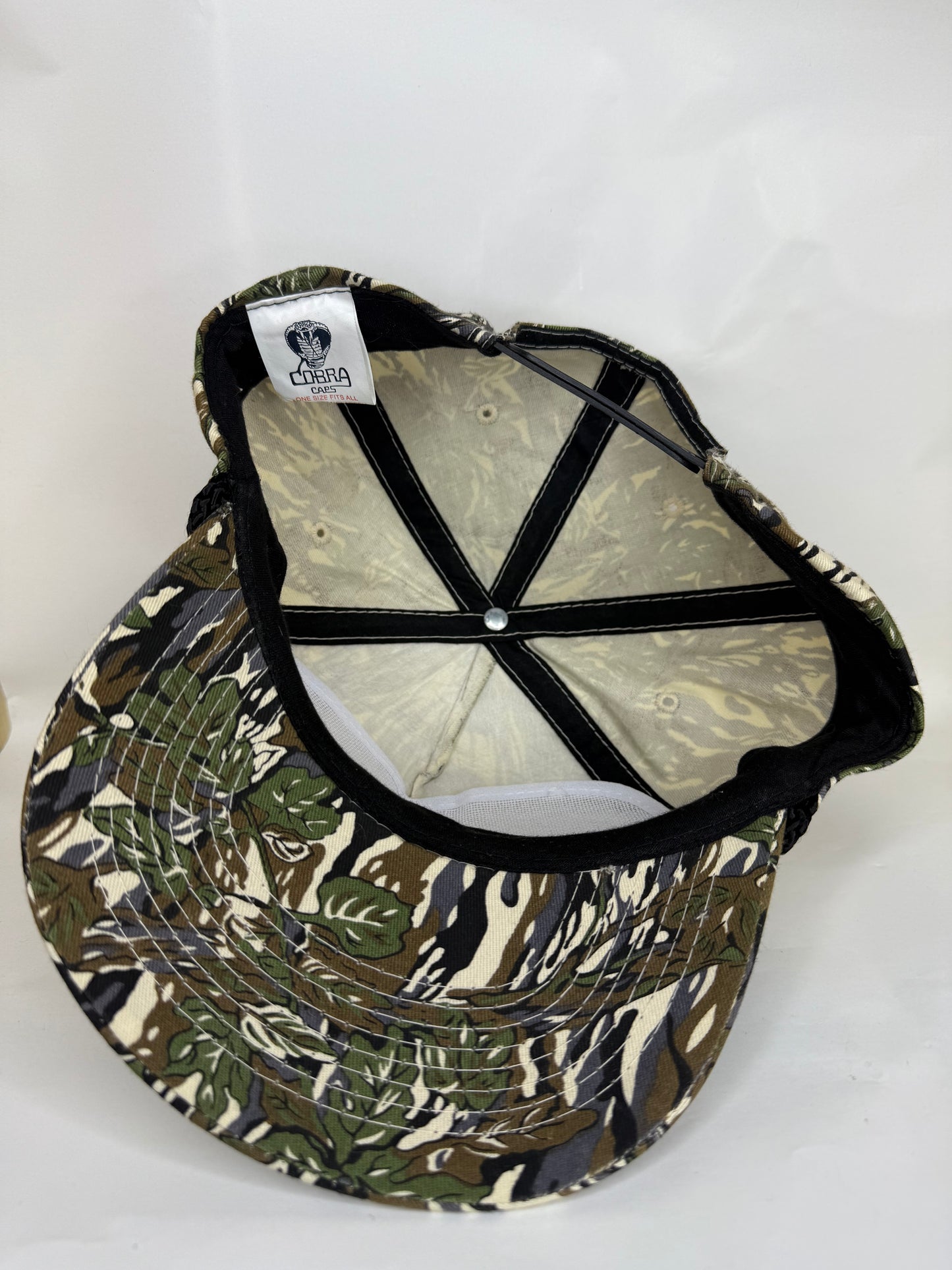 Vintage KRAQ 105.7 FM Camo Snapback