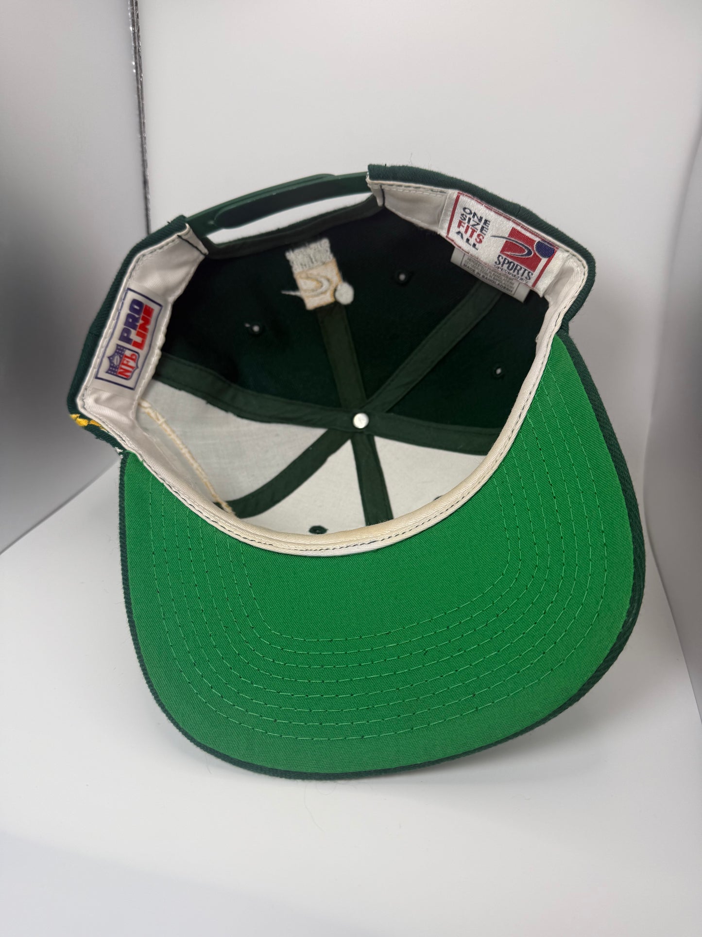 Vintage Green Bay Packers Sports Specialties Grid Snapback