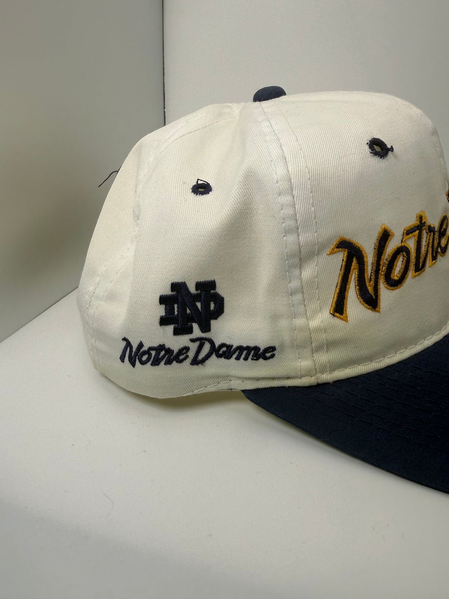 Vintage Notre Dame Sports Specialties Script Snapback