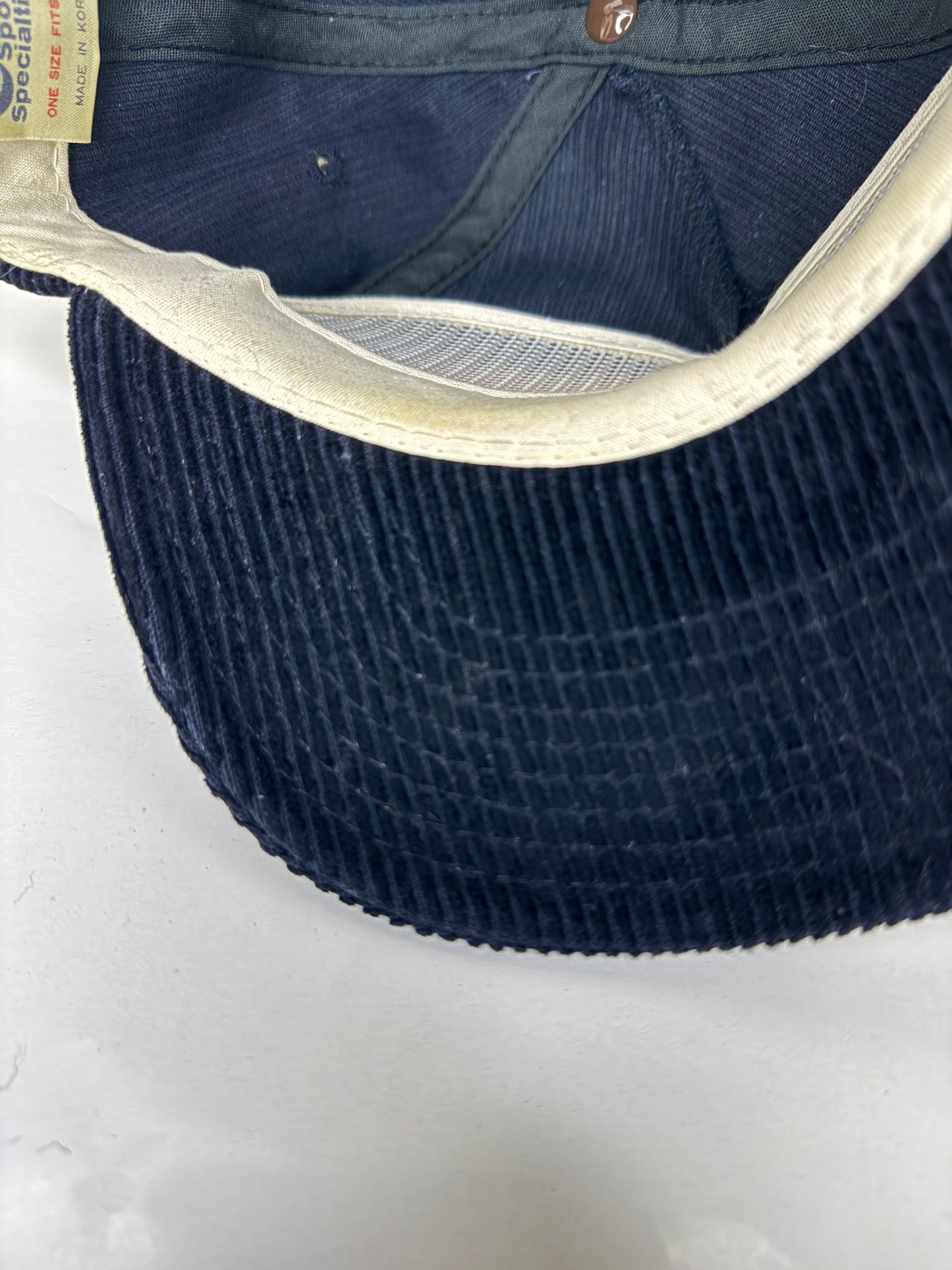 Vintage Cincinnati Bengals Sports Specialties Script Corduroy Hat