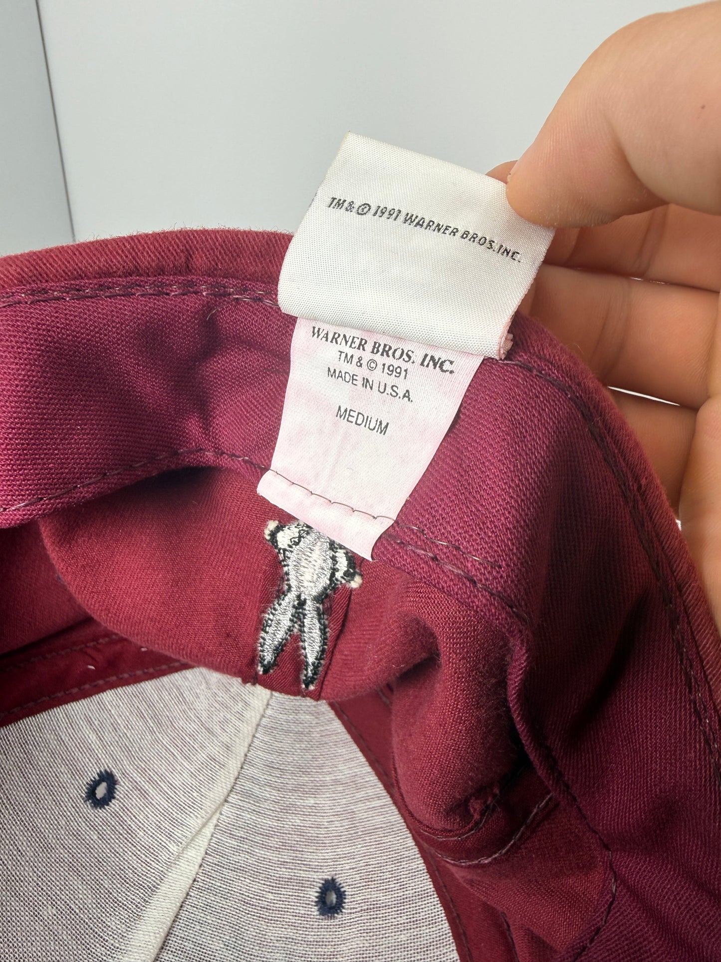Vintage 1991 Bugs Bunny Fitted Hat