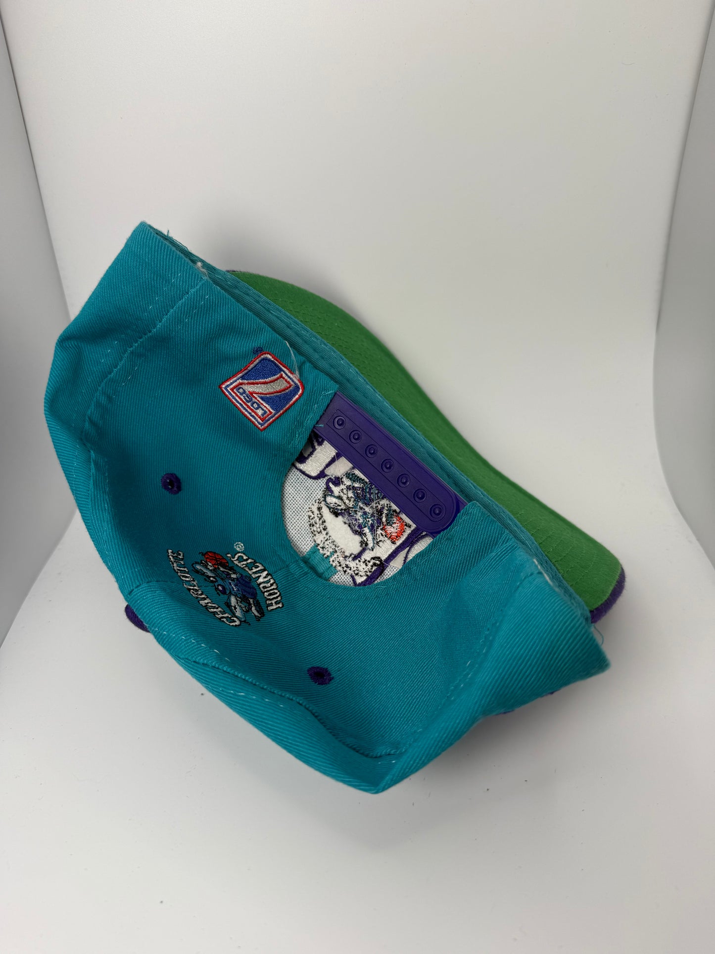 Vintage Charlotte Hornets Logo 7 Wrap Snapback