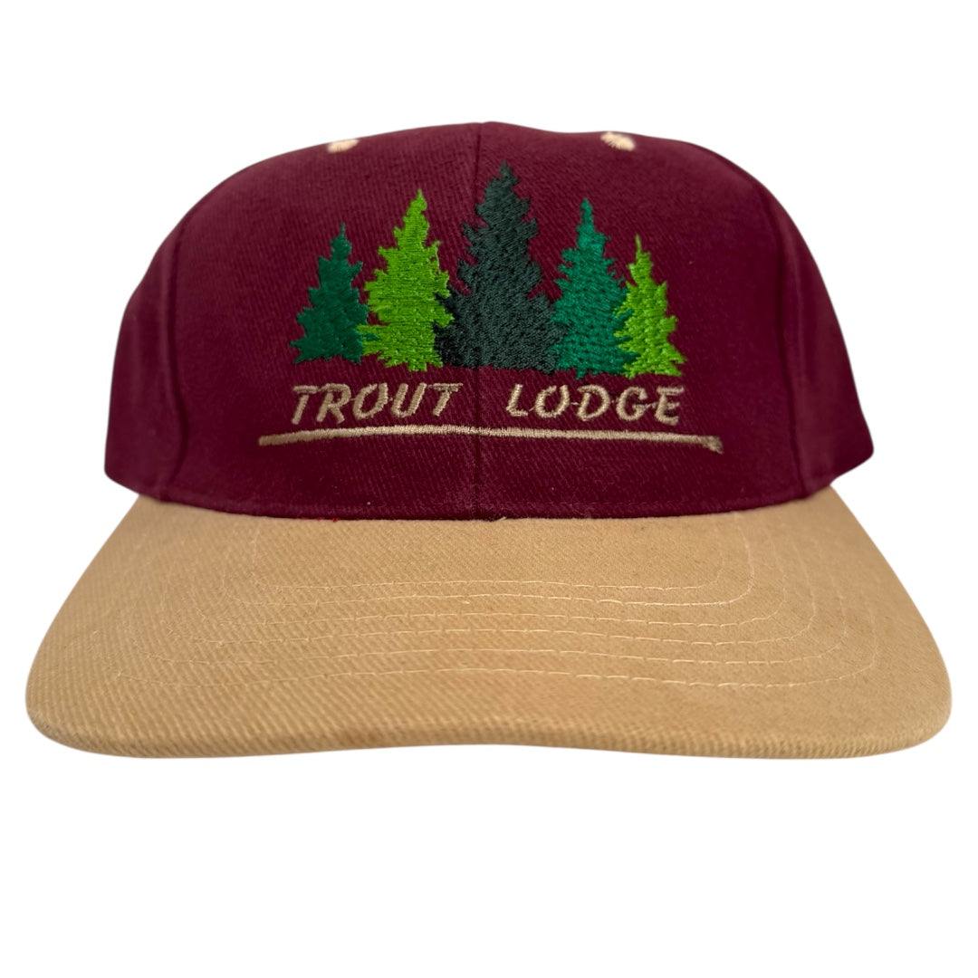Vintage Trout Lodge Buckle Hat