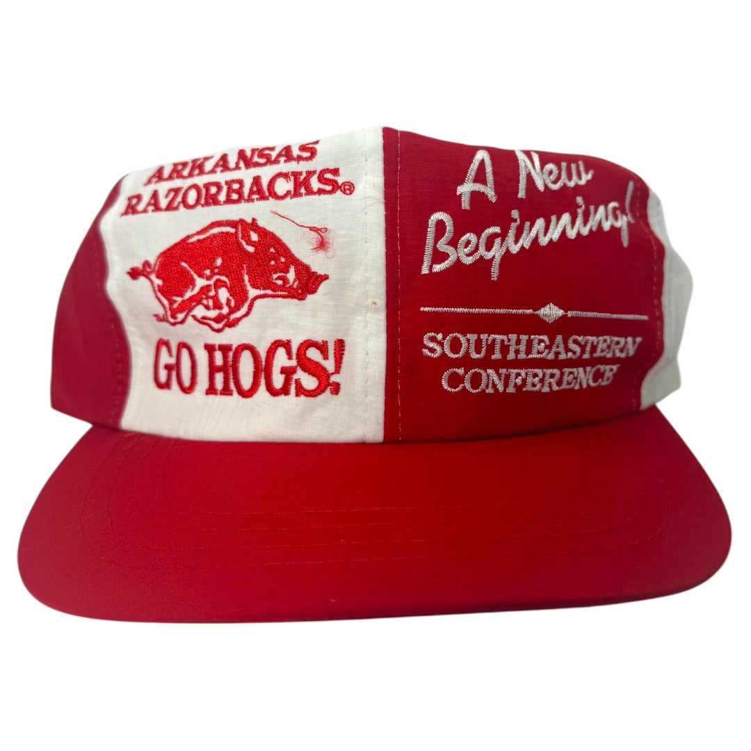 Vintage Arkansas Razorbacks SEC Pinwheel Snapback