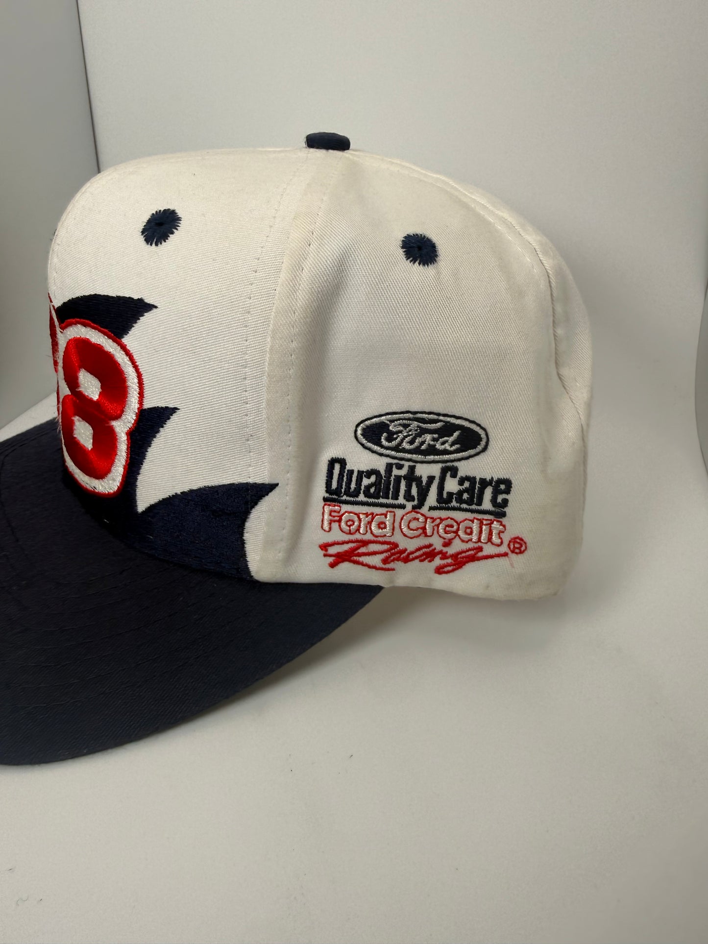 Vintage Dale Jarrett NASCAR Sharktooth Logo 7 Snapback