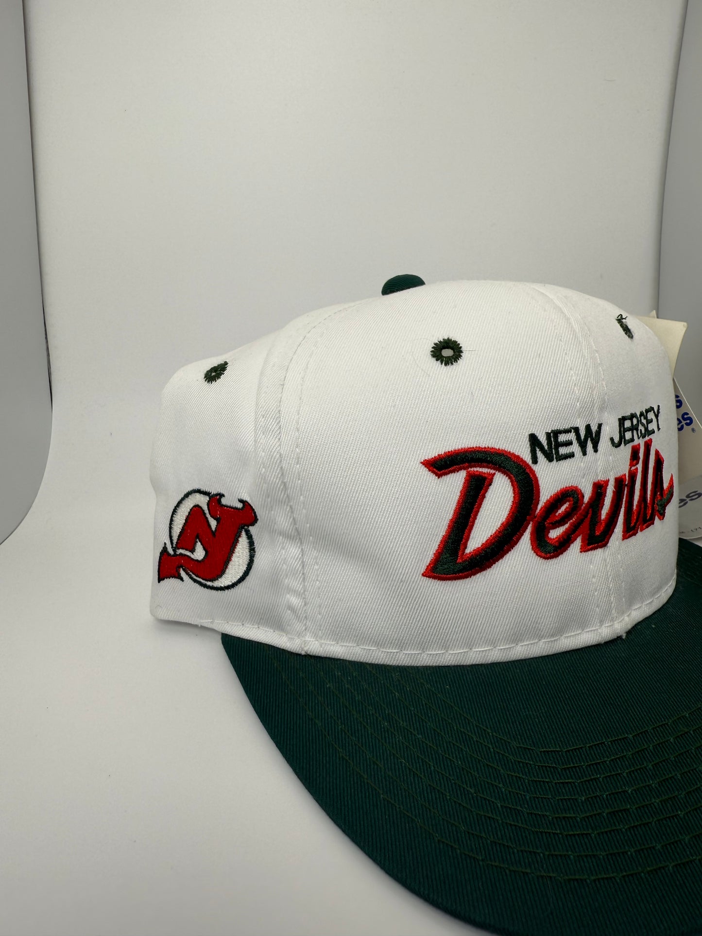 Vintage New Jersey Devils Sports Specialties Script Snapback