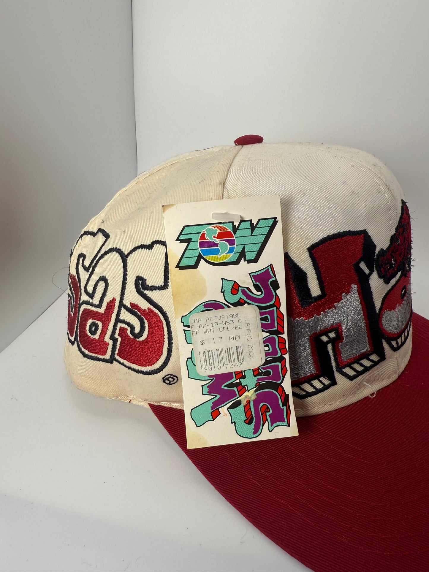 Vintage Arkansas Razorbacks Top of the World Graffiti Snapback