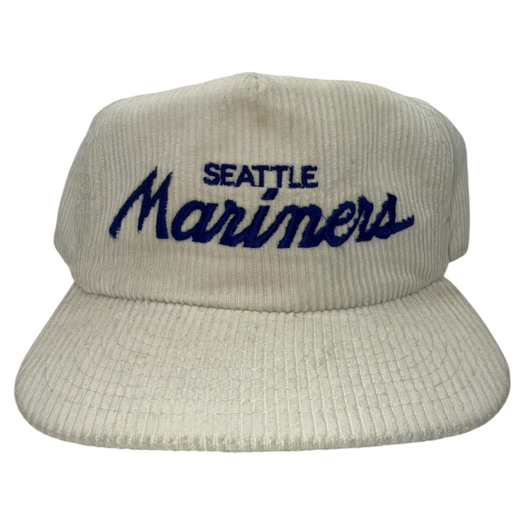 Vintage Seattle Mariners Sports Specialties Corduroy Script Hat