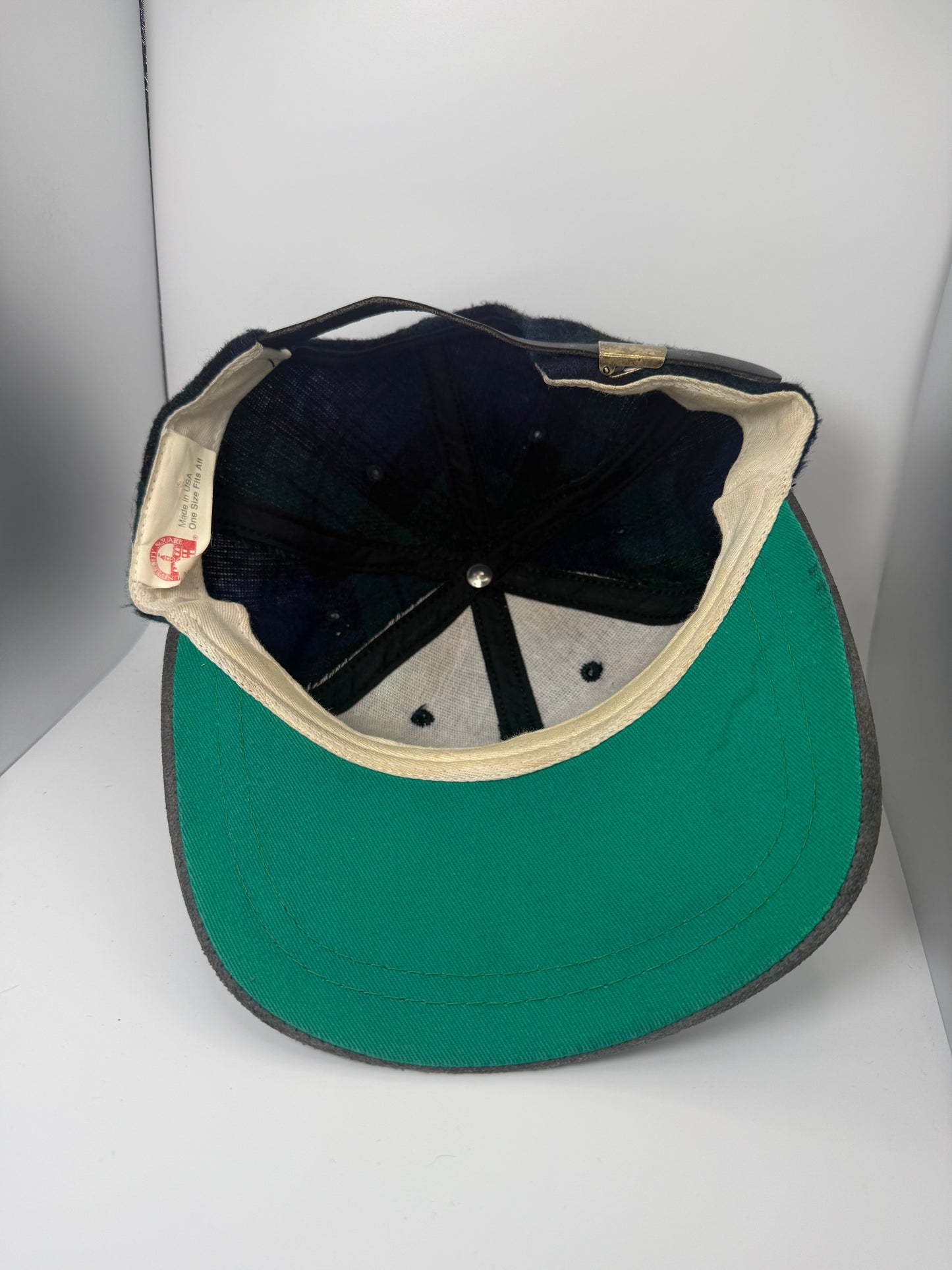 Vintage Ohio State Buckeyes Plaid Buckle Hat