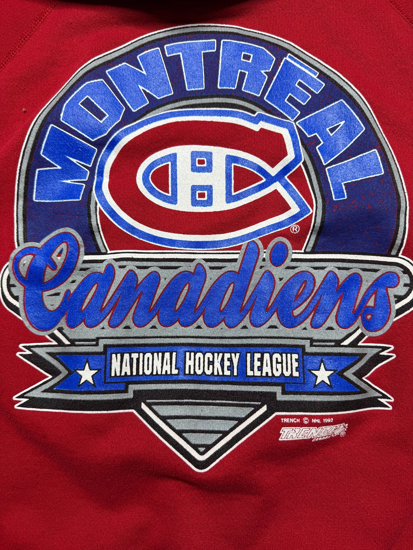 Vintage 1992 Montreal Canadiens Tultex Sweatshirt