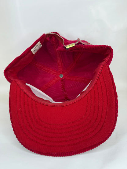 Vintage Cheers Boston Bull Finch Pub Corduroy Buckle Hat
