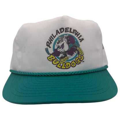 Vintage Philadelphia Bulldogs Roller Hockey Rope Snapback