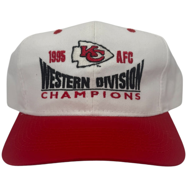 Vintage Kansas City Chiefs 1995 AFC Western Division Champions Snapback
