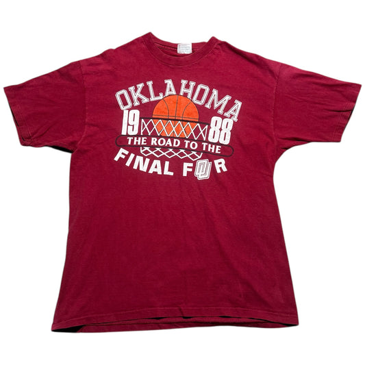 Vintage Oklahoma Sooners 1988 Final Four Tee
