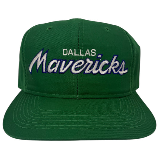 Vintage Dallas Mavericks Sports Specialties Script Snapback