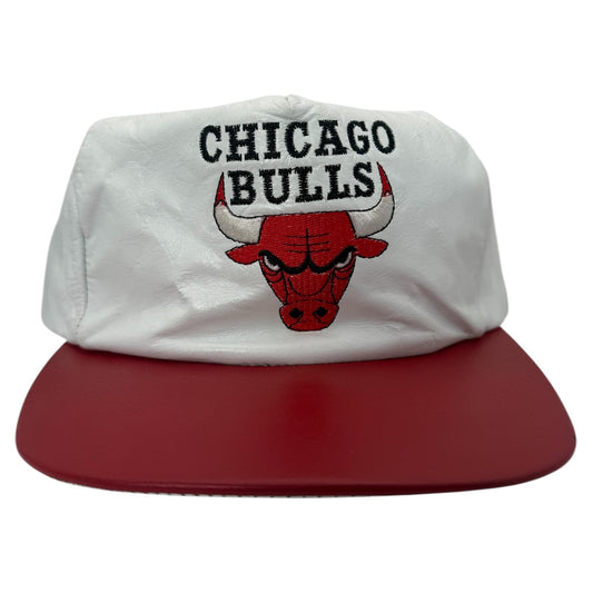 Vintage Chicago Bulls Leather Snapback
