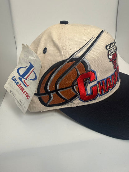 Vintage Chicago Bulls 1996 NBA Champions Logo Athletic Snapback