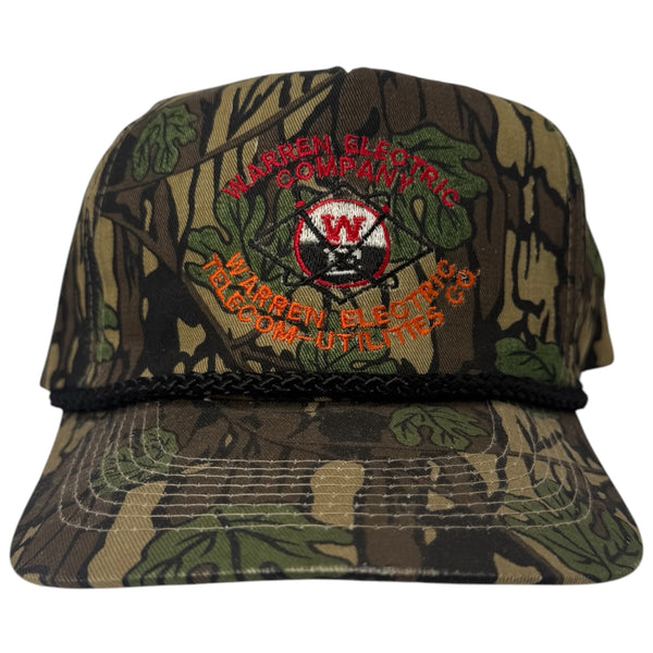 Vintage Camo Warren Electric Company Snapback