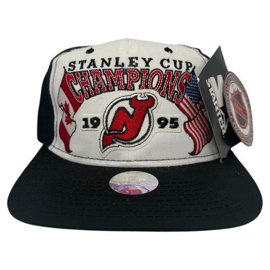 Vintage New Jersey Devils 1995 Stanley Cup Champions Starter Snapback