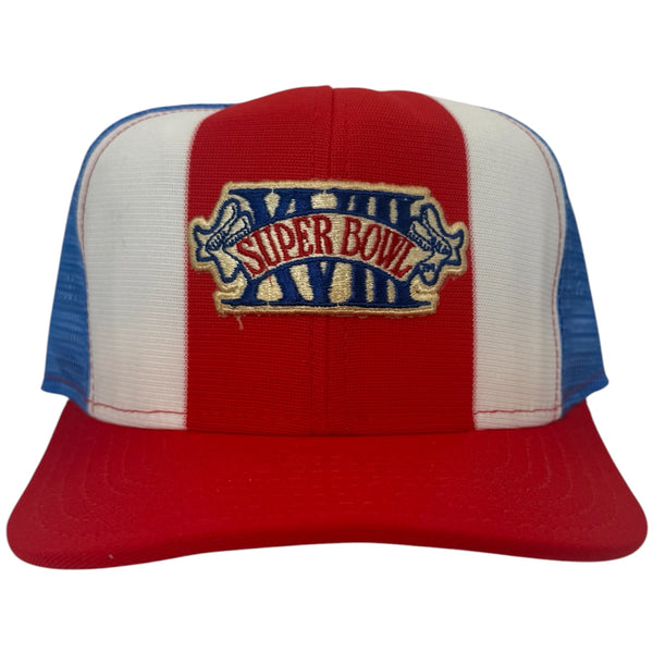 Vintage Super Bowl XVIII AJD Trucker Snapback