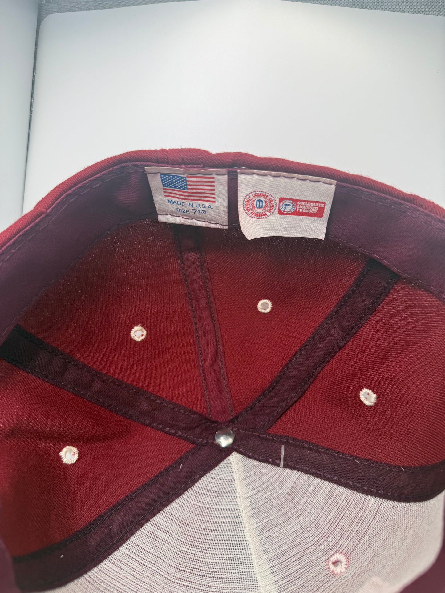 Vintage Mississippi State University Bulldogs Fitted Hat