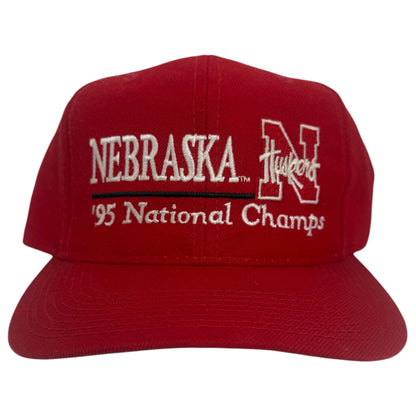 Vintage Nebraska Huskers 1995 National Champions Snapback