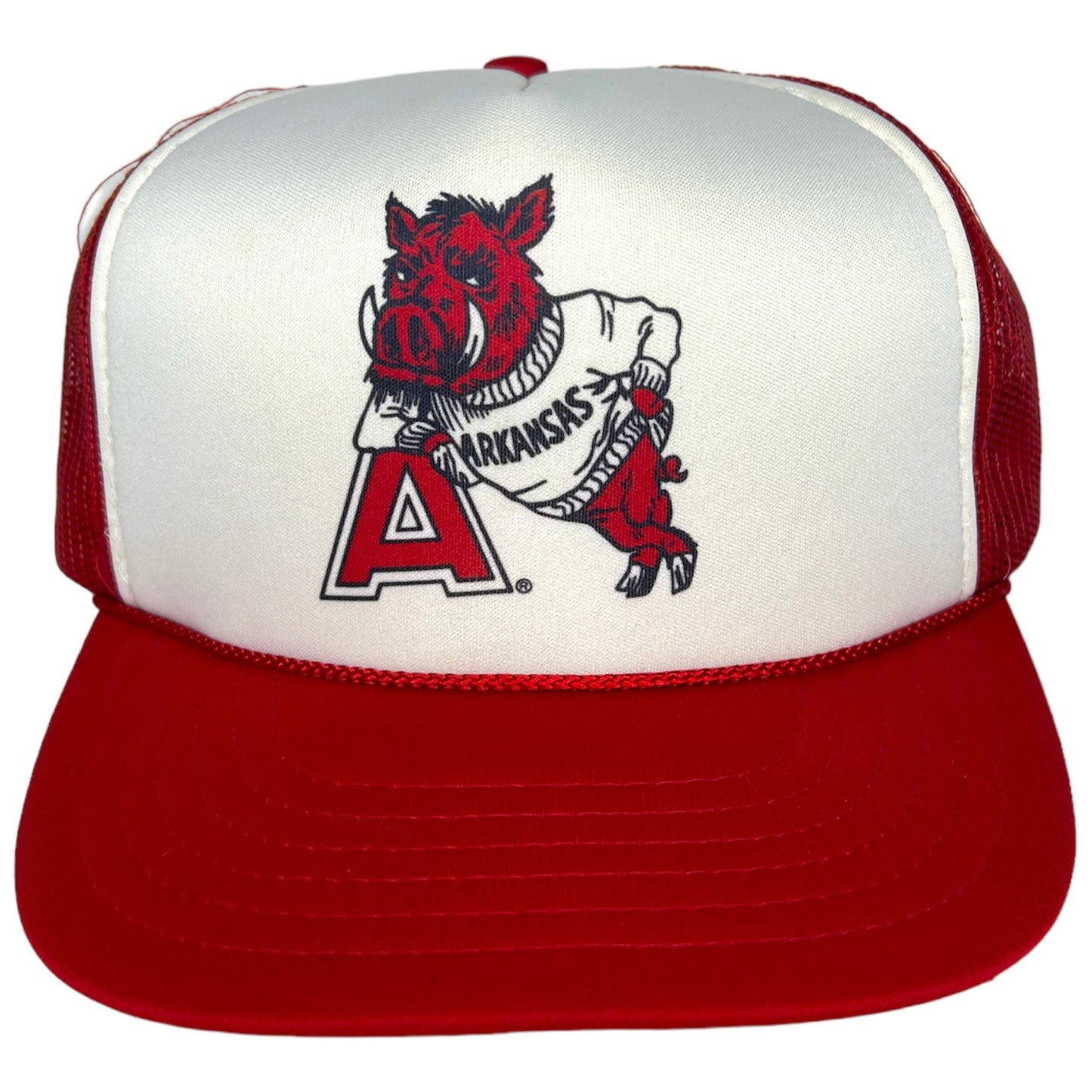 Vintage Arkansas Razorbacks Mesh Snapback