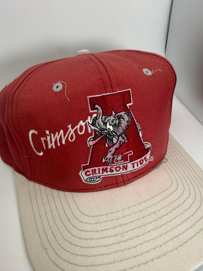 Vintage Alabama Crimson Tide Snapback Sun Faded
