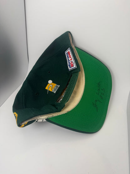 Vintage Signed Green Bay Packers Sports Specialties Grid Snapback