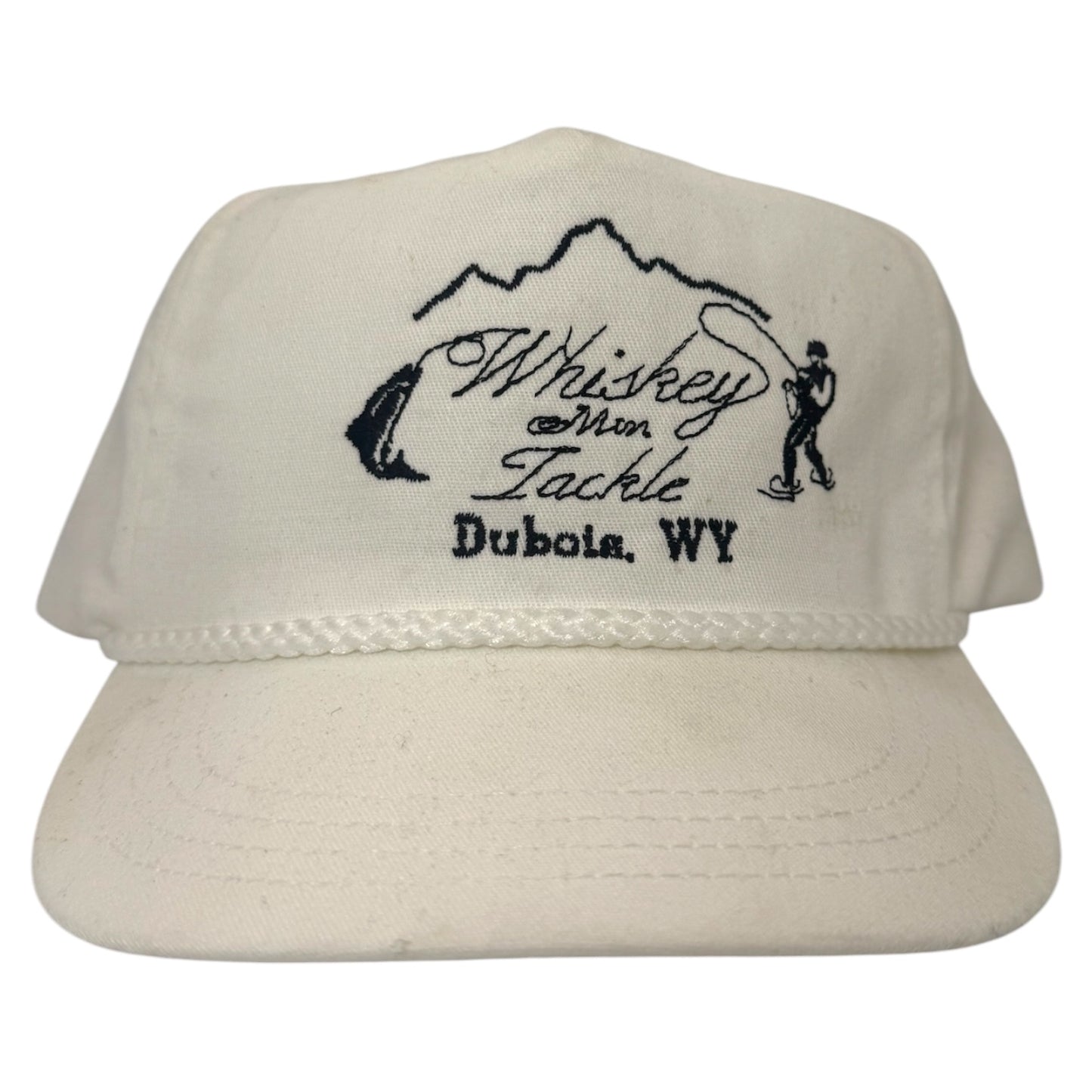 Vintage Whiskey Mountain Tackle Dubois, Wyoming Buckle Hat