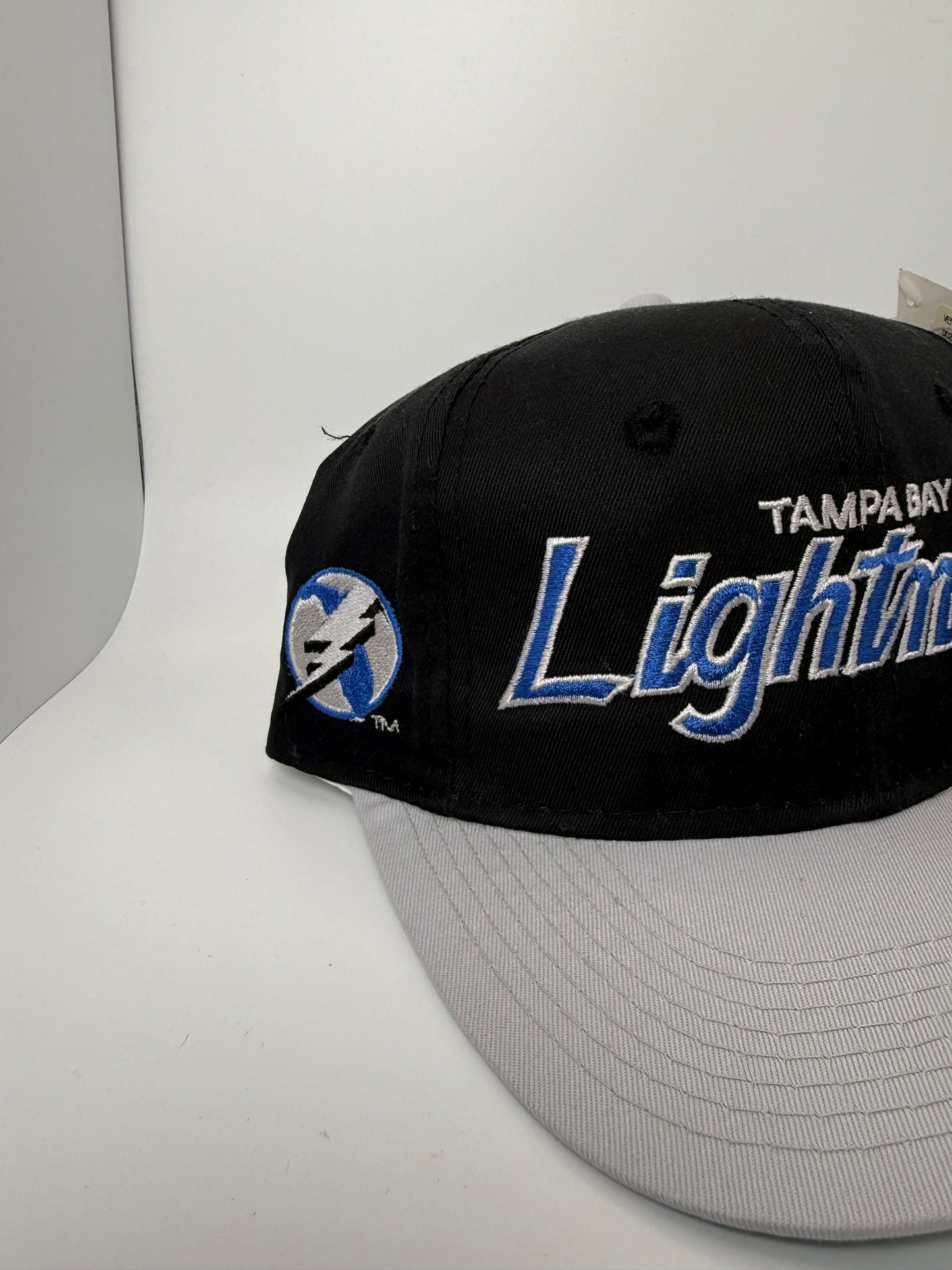Vintage Tampa Bay Lighting Sports Specialties Script Snapback