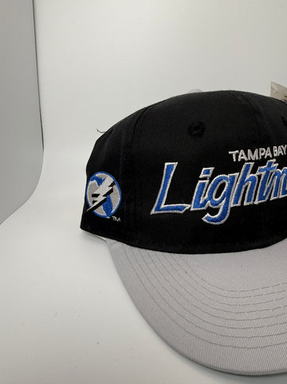 Vintage Tampa Bay Lighting Sports Specialties Script Snapback