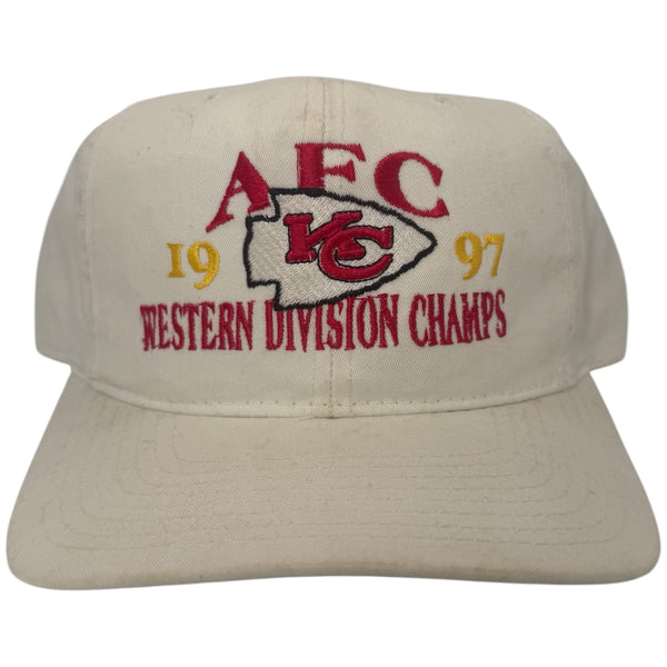 Vintage Kansas City Chiefs 1997 AFC Western Division Champs Starter Snapback
