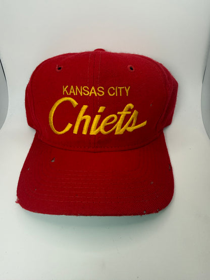 Vintage Kansas City Chiefs Sports Specialties Script Snapback