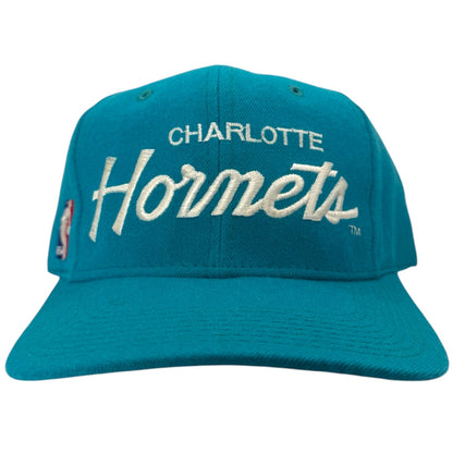 Vintage Charlotte Hornets Sports Specialties Script Snapback