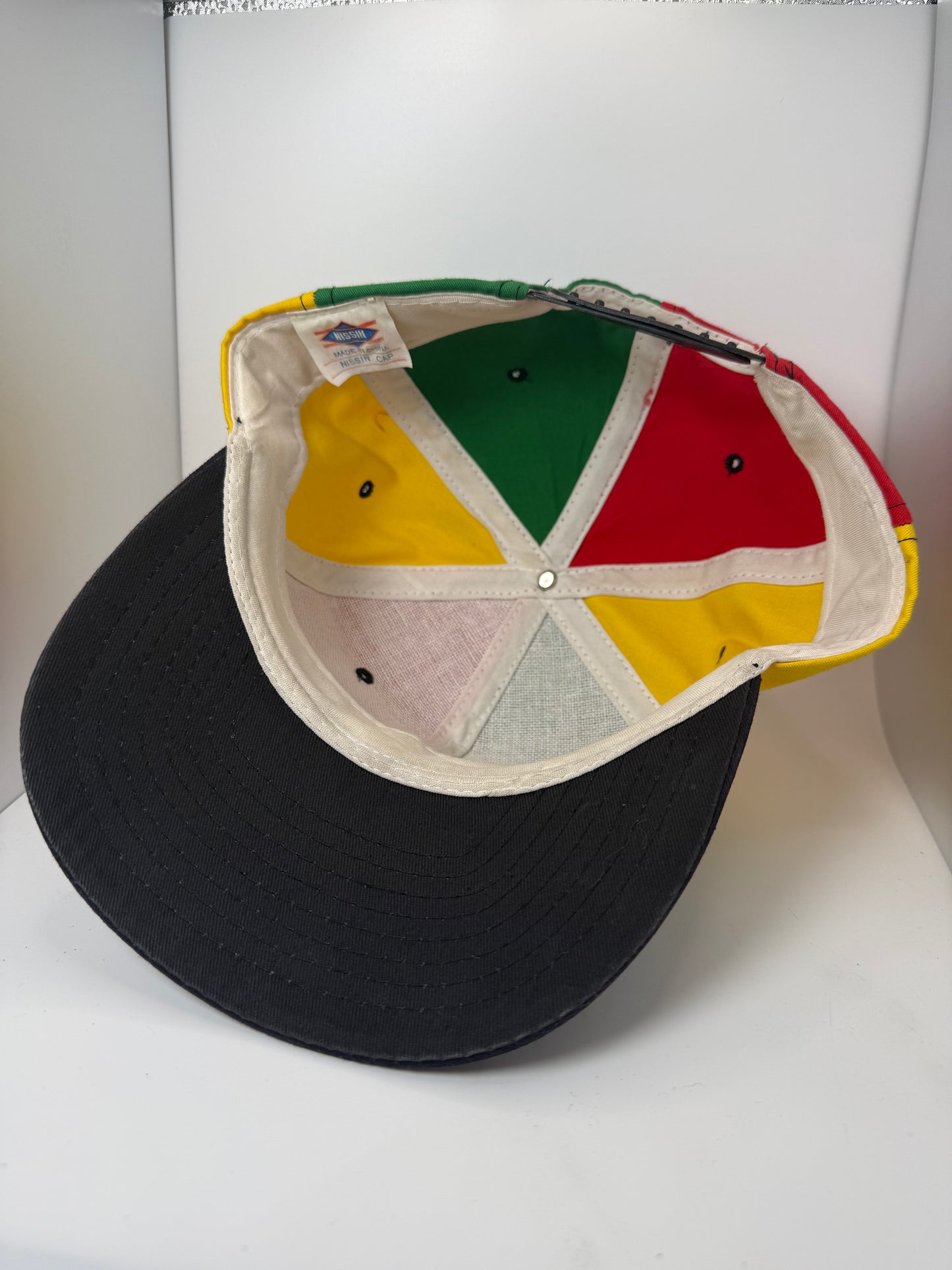 Vintage Chicago Bulls 3-Peat World Champs Pinwheel Snapback