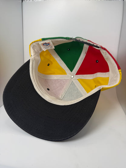 Vintage Chicago Bulls 3-Peat World Champs Pinwheel Snapback