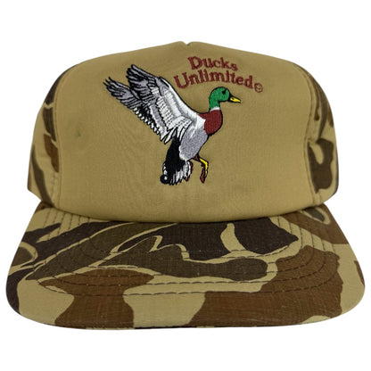 Vintage Ducks Unlimited Camo Snapback