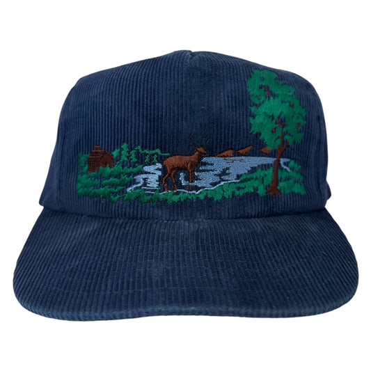 Vintage Deer Corduroy Snapback