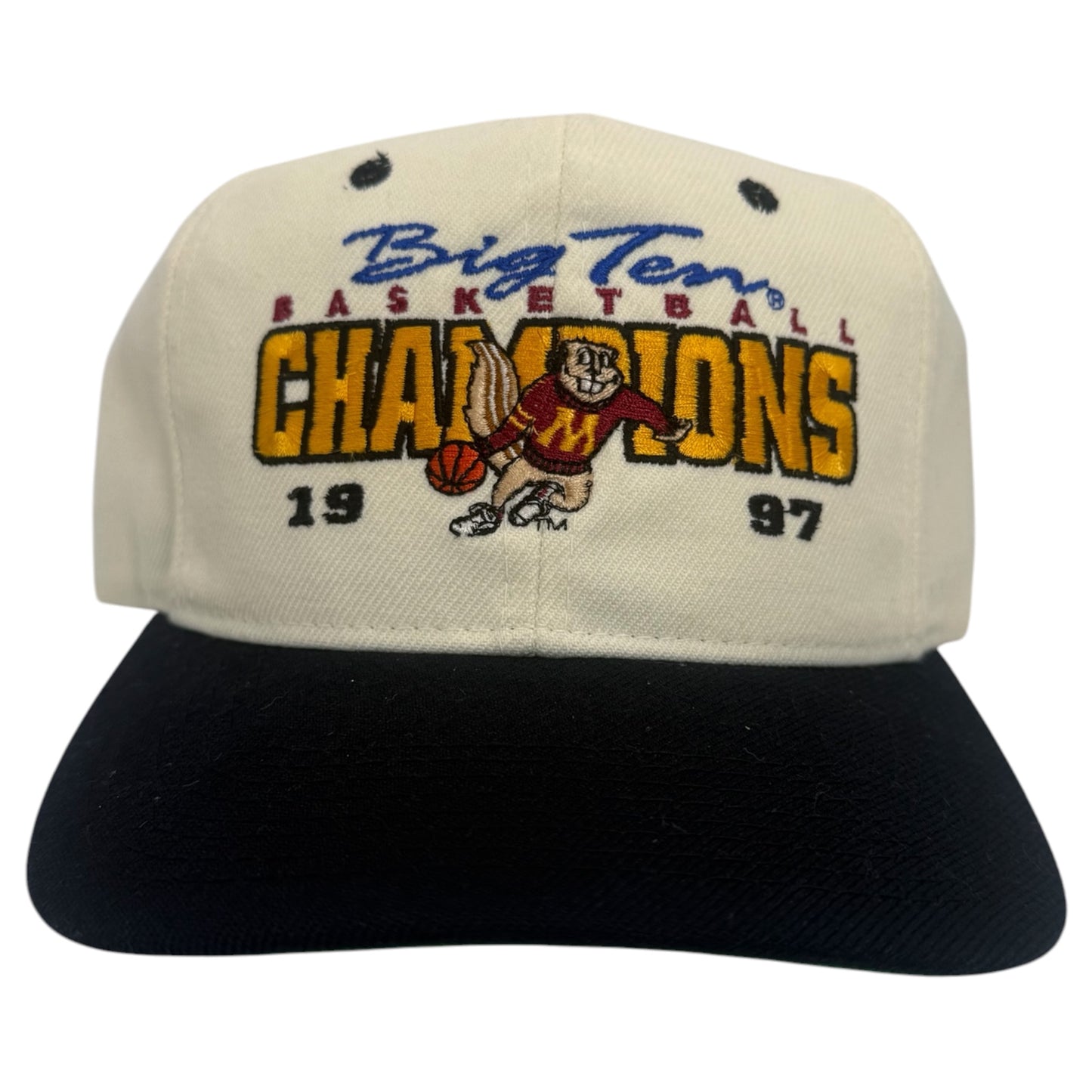 Vintage Minnesota Big Ten Basketball Champions 1997 Snapback