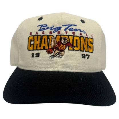 Vintage Minnesota Big Ten Basketball Champions 1997 Snapback