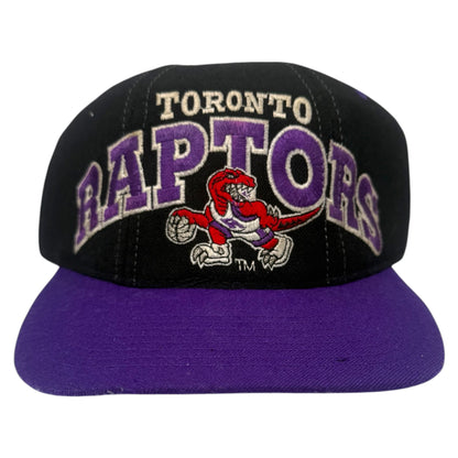 Vintage Toronto Raptors Starter Tri Panel Snapback