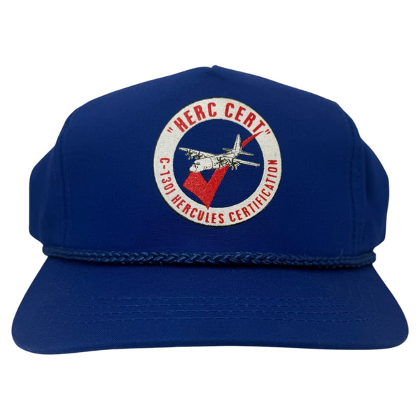 Vintage “Herc Cert” C-130 Rope Snapback