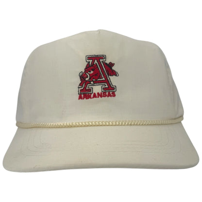 Vintage Arkansas Razorbacks Rope Buckle Hat