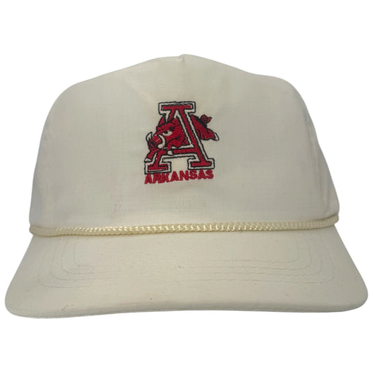 Vintage Arkansas Razorbacks Rope Buckle Hat